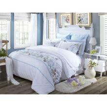 300TC 173*123 bedding set embroidery duvet cover